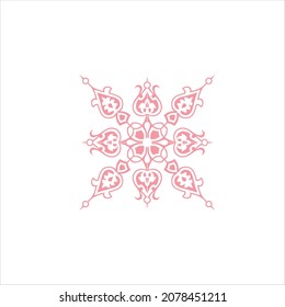 arte de plantilla vectorial de logotipo de flores