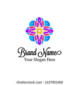 flower logos with vibrant themes perfect for fashion, beauty, spa, cosmetic, business and other logos