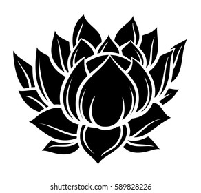 Lotus Graphic Cut Template Laser Cutting Stock Vector (Royalty Free ...