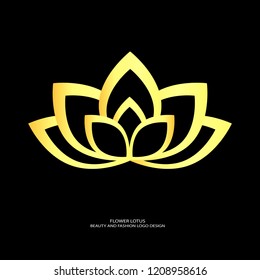 Flower lotus logo