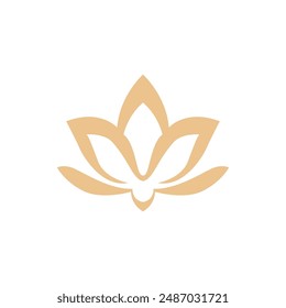Flower Lotus Logo Vector Illustration