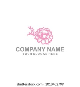 flower love four logo design