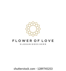 flower of love logo design