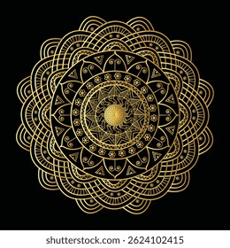 Flower luxury mandala background arabesque style