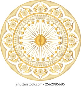 Flower Luxury mandala background with golden arabesque pattern Arabic Islamic east style. Ramadan Style Decorative mandala. Mandala for print, poster, cover, brochure, flyer, banner