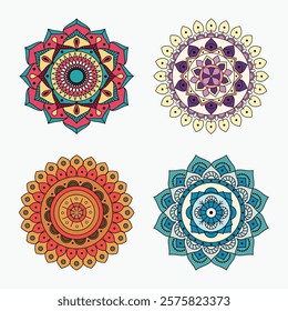 Flower Luxury mandala background with golden arabesque pattern Arabic Islamic east style