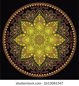 Flower Luxury mandala background with golden arabesque pattern Arabic Islamic east style. Ramadan Style Decorative mandala. Mandala for print, poster, cover, brochure, flyer, banner
