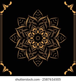 Flower Luxury mandala ramadan Style Decorative mandala.