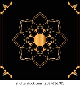 Flower Luxury mandala ramadan Style Decorative mandala.