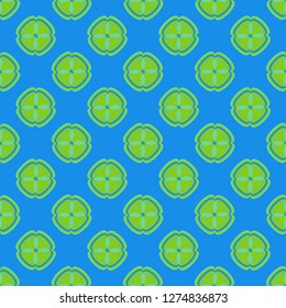 Flower magical abstract background multicolor geometric pattern seamless nature.