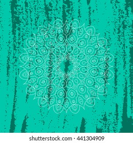 Flower mandala background for cards, prints, textile and coloring books.