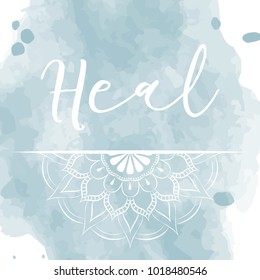 flower mandala background, illustration in vector format
