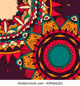 Flower mandala backgrounds for cards, prints, textile and coloring books.