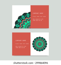 Flower mandala for cards, invitations and other