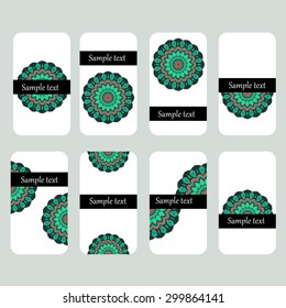 Flower mandala for cards, invitations and other
