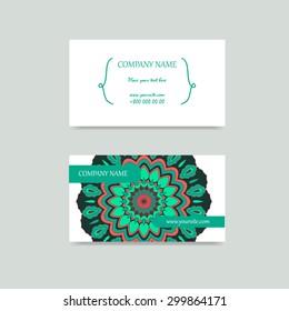 Flower mandala for cards, invitations and other