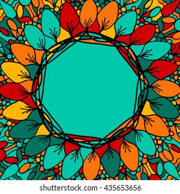 Flower mandala for cards, prints, textile and coloring books.