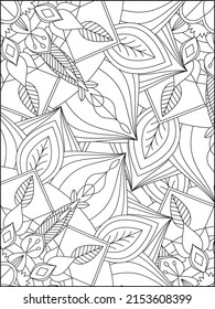 Flower Mandala Coloring Page ,Floral Mandala Coloring Page ,Pattern Mandala Coloring Page ,