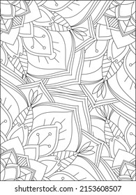 Flower Mandala Coloring Page ,Floral Mandala Coloring Page ,Pattern Mandala Coloring Page ,