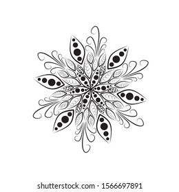 Flower Mandala. Decorative round ornaments. Anti-stress therapy patterns. Weave design. Yoga logos, backgrounds for meditation poster. idea for greeting cards, invitations, prints, textiles, tattoo.