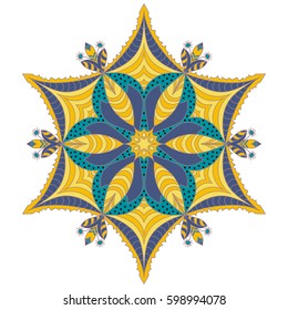 Flower Mandala. Decorative round ornaments. Anti-stress therapy patterns. Weave design. Yoga logos, backgrounds for meditation poster. idea for greeting cards, invitations, prints, textiles, tattoo.