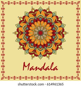 Flower Mandala. Decorative round ornaments. Anti-stress therapy patterns. Weave design. Yoga logos, backgrounds for meditation poster. idea for greeting cards, invitations, prints, textiles, tattoo.