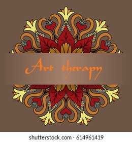 Flower Mandala. Decorative round ornaments. Anti-stress therapy patterns. Weave design. Yoga logos, backgrounds for meditation poster. idea for greeting cards, invitations, poster, banner