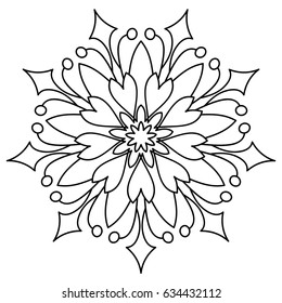 Flower Mandala. Decorative round ornaments. Anti-stress therapy patterns. Weave design. Yoga logos, backgrounds for meditation poster. idea for greeting cards, invitations, prints, textiles, tattoo