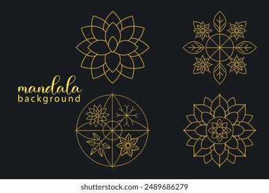 flower mandala designs in various styles.