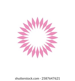 Flower Mandala Icon Vector Logo Template