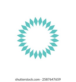 Flower Mandala Icon Vector Logo Template