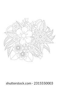 Flower mandala illustration. Oriental pattern, vintage decorative elements. Mandala Coloring Pages. Mandala Coloring Book. Seamless vector