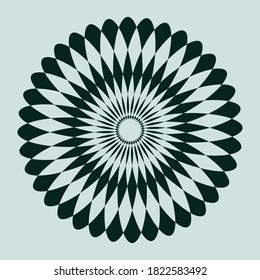 flower mandala logo icon illustration 