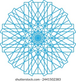 flower of mandala with multi color, mandala patterns, unique design with black background