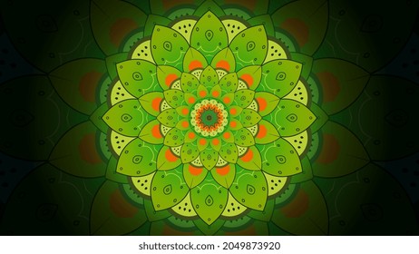 Flower mandala, oriental mandala, light mandala. Oriental pattern, vector illustration. Islam, Arabic, Indian, Turkish, Pakistani, Chinese, Ottoman motifs