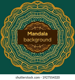 Flor Mandala. Patrón oriental, ilustración vectorial. Islam, árabe, indio, marroquí