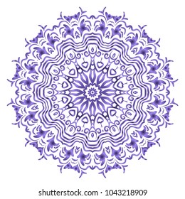 Flower mandala. Printable decorative elements. Vector illustration for design