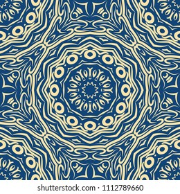 Flower mandala. Printable decorative elements. Vector illustration for design.