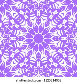 Flower mandala. Printable decorative elements. Vector illustration for design.