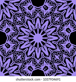 Flower mandala. Printable package decorative elements. Coloring page template. It is Vector illustrations.