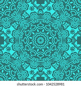 Flower mandala. Printable package decorative elements. Coloring page template. It is Vector illustrations.