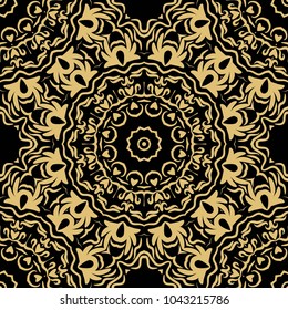 Flower mandala. Printable package decorative elements. Coloring page template. It is Vector illustrations.