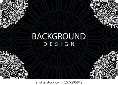 Flower Mandala. Printable package decorative elements. Oriental, mystic, alchemy pattern delicate white mandala design