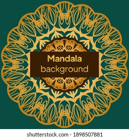 Flower Mandala. Printable package decorative elements. Vector illustration