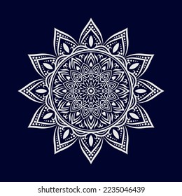 Flower mandala vector designs. Mandala art background
