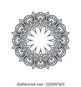 Flower mandala vector designs. Mandala art background