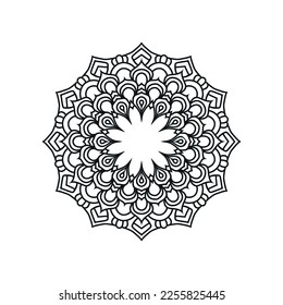 Flower mandala vector designs. Mandala art background