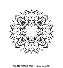 Flower mandala vector designs. Mandala art background