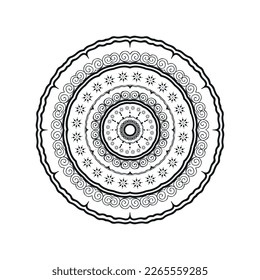 Flower mandala vector designs. Mandala art background