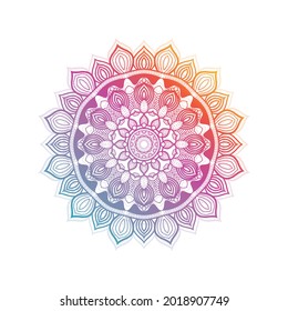 Flower Mandala vector illustration image